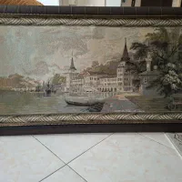 تابلو منظره پارچه ای ترمه قابل شستشو