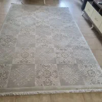 فرش ۶ متری طرح خشتی رنگ روشن