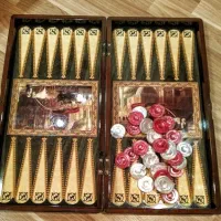 تخته نرد اصل ترکیه ای ....طرح  زیبا و بی نظیر