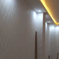 نقاشی ساختمان وطرح کاغذ دیواری