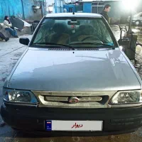 پراید ۱۳۱ مدل ۹۰ نقره ای فرمان برقی رینگ اسپرت