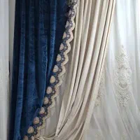 پرده|پرده، رانر، رومیزی|کاکی, |دیوار