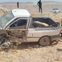 پراید وانت  تصادفی