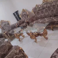 مبل 9نفره تمام چوب راش و جلو مبلی|مبلمان خانگی و میز عسلی|اسلامشهر, باغ فیض|دیوار