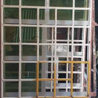 دوعدد پنجره ابعاد ۱۱۰×۲متر|مصالح و تجهیزات ساختمان|رومشکان, |دیوار