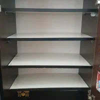 فروش کمد یا جا کفشی چرخ دار سالم جادار وکشو دار