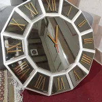 ساعت دیواری ۶۰ سانتی آینه ای