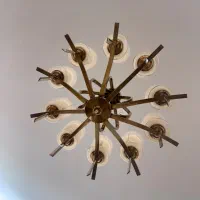 لوستر 10شاخه|لوستر و چراغ آویز|فردیس, داوری|دیوار