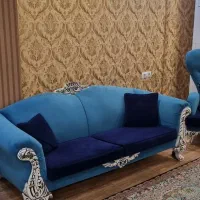 مبل 8نفره کلاسیک فوق العاده محکم و راحت|مبلمان خانگی و میز عسلی|اهواز, کمپلو شمالی|دیوار