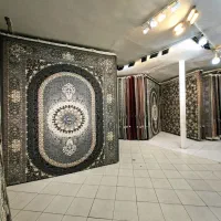 فرش مهتاب کاشان۱۲متری طرح۷۰۰شانه نخ bcf حاجی حسینی
