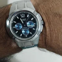 ساعت کاسیو سه موتوره فول تایم