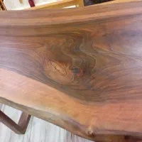 میز ناهارخوری اسلب گردو