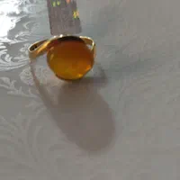 انگشتر طلای عقیق زرد|جواهرات|شیراز, شاهچراغ|دیوار