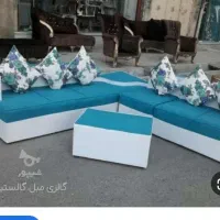 مبل راحتی  ال /پارچه های با کیفـیت- رنگ های جذاب|مبلمان خانگی و میز عسلی|تهران, شهرک شریفی|دیوار