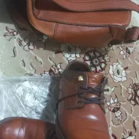 کوله و کفش چرم