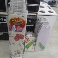 میز اتو پایه کوتا تاشو و پایه بلند رخت آویز بندرخت|اتو و لوازم اتو|مشهد, طلاب|دیوار