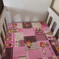 تخت کودک دوکاره و جدید نسکافه ای|تخت و صندلی بچه|همدان, |دیوار