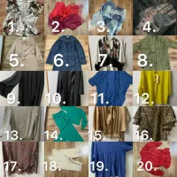 حراج چادر، روسری، بلوز مجلسی،بارانی، گن