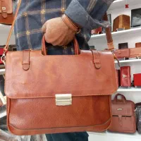 کیف اداری چرم طبیعی زانکو چرم کد ۱۰۷|کیف، کفش، کمربند|ری, شهید بهشتی|دیوار