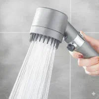 سر دوش پرفشار با خروجی قوی و یکنواخت/ماساژور دار