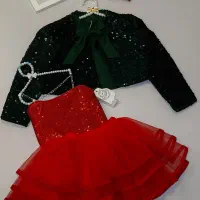 ست لباس یلدا دخترانه|کفش و لباس بچه|رشت, نیکمرام|دیوار