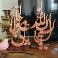 تابلو خط های منبت و معرق خوش نویسی چوب دست ساز|صنایع دستی و سایر لوازم تزئینی|تهران, اسکندری|دیوار