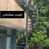 تولید پله گرد پیچ گردون اهنی و استیل پله صاف|خدمات پیشه و مهارت|تهران, خلازیر|دیوار