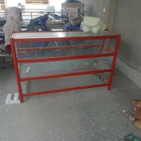 2 عدد ویترین با شیشه سالم