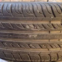 فروش ۴ عدد تایر لاستیک دسته دوم رینگ ۱۴|قطعات یدکی و لوازم جانبی|ایرانشهر, |دیوار