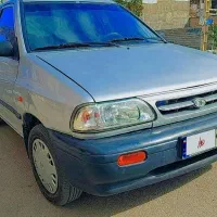 پراید نقره ای ۸۶ بدون رنگ شاسی سالم سالم