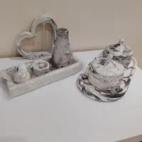 سه تیکه جنس سنگ مصنوعی نونو اکبند|صنایع دستی و سایر لوازم تزئینی|کرج, شهرک فهمیده|دیوار