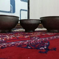 کاسه کعبدار مسی عتیقه قدیمی