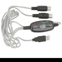 کابل تبدیل midiبه،USB|پیانو، کیبورد، آکاردئون|گناباد, |دیوار