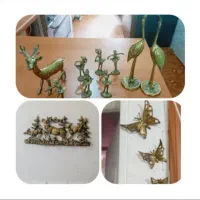 ساعت برنجی و جاکلیدی برنجی