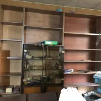 کتابخانه ام دی اف در حد نو خیلی سالم|کتابخانه، شلف، قفسههای دیواری|تهران, جمالزاده|دیوار