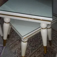 جلو مبلی ۳تیکه همراه با شیشه ی روش|مبلمان خانگی و میز عسلی|تهران, اوقاف|دیوار