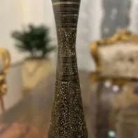 گلدان قلمزنی برنجی