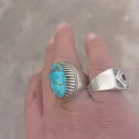 فیروزه ناب بزرگه ۲۵کوچکه ۹تومن