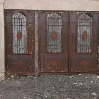 نقاشی درب و پنجره وساختمان