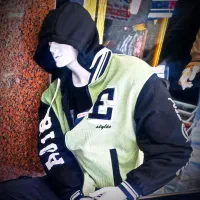 سویی شرت کاپشنی بیس بالی