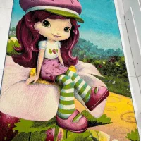 فرش ماشینی طرح عروسکی