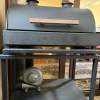 باربیکیو ذغالی فن دار