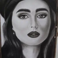 سفارش چهره سیاه قلم