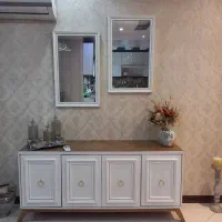 ست میز تلوزیون و اینه کنسول|بوفه، ویترین، کنسول|قدس, شهرک فرزان|دیوار