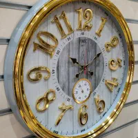 ساعت دیواری دو موتوره 307 PMC طلایی|ساعت دیواری و تزئینی|بندر انزلی, کارآموزی|دیوار