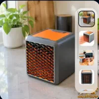 بخاری برقی سرامیکی PTC فن‌دار ۱۵۰۰ وات چراغ‌دار