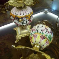 شمعدان قدیمی چینی برنز