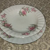 بشقاب چینی گل عروس