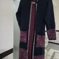 پالتو بافت پاییزی اک بند صفر ب تن نشده هنوز