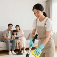 خدمتکار منزل هستم